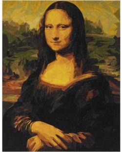 Σετ ζωγραφικής με αριθμούς  Grafix - Mona Lisa